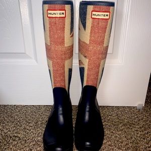 Hunter Union Jack Rain Boots 6